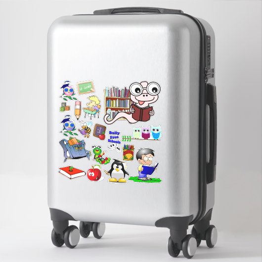 Sticker 14 x 14 (Sur valise)