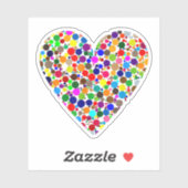 Sticker 15 septembre - Journée internationale du point (Feuille)