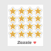 Sticker +16 Étoile dorée holographique Brillance scintilla (Feuille)