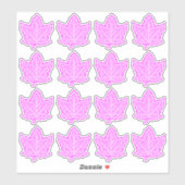 Sticker 16 Le Canada Établit 1867 Anniversaire 150 Ans (Feuille)