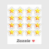 Sticker +16 (Récompenses / Livres) | Étoile dorée professe (Feuille)