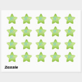 Sticker 16 Star Sweet 1,5 pouces pour chaux, roses (Feuille)