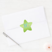 Sticker 16 Star Sweet 1,5 pouces pour chaux, roses (Enveloppe)
