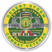 Sticker 16e brigade de police militaire Vétérinaire de la (Devant)