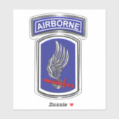 Sticker 173e voiture de brigade aéroportée (Feuille)