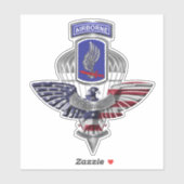 Sticker 173e voiture de brigade aéroportée (Feuille)