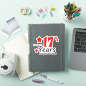 Sticker 17e anniversaire du Mariage - 17 ans Anniversaire (Couverture iPad)