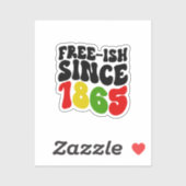 Sticker 17E Jeudi Libre-Ish Depuis 1865 (Feuille)
