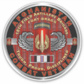 Sticker 18e brigade d'artillerie de campagne Afghanistan V (Devant)