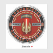 Sticker 18e brigade d'artillerie de campagne Afghanistan V (Feuille)