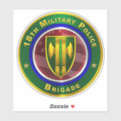 Sticker 18e brigade de police militaire (Feuille)