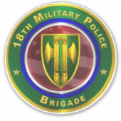 Sticker 18e brigade de police militaire (Devant)