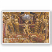 Sticker 18e c. Détail de l'entraîneur. Museu dos Coches. L (Devant)