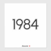 STICKER 1984 (Feuille)