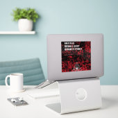 Sticker 1984 George Orwell War (Ordinateur portable sur le bureau)