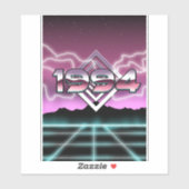 Sticker 1994 Tech noir (Feuille)