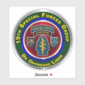 Sticker 19e Groupe des forces spéciales aéroporté (Feuille)