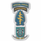 Sticker 19e Groupe des forces spéciales aéroporté (Devant)
