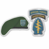 Sticker 19e Groupe des forces spéciales aéroporté (Devant)