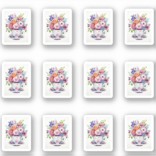 Sticker 1 Coupe des fleurs (Devant)