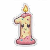 Sticker 1er anniversaire (Devant)