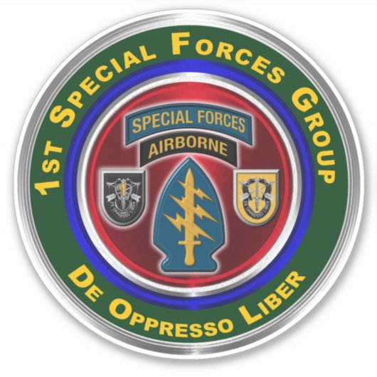 Sticker 1er Groupe des forces spéciales (Devant)