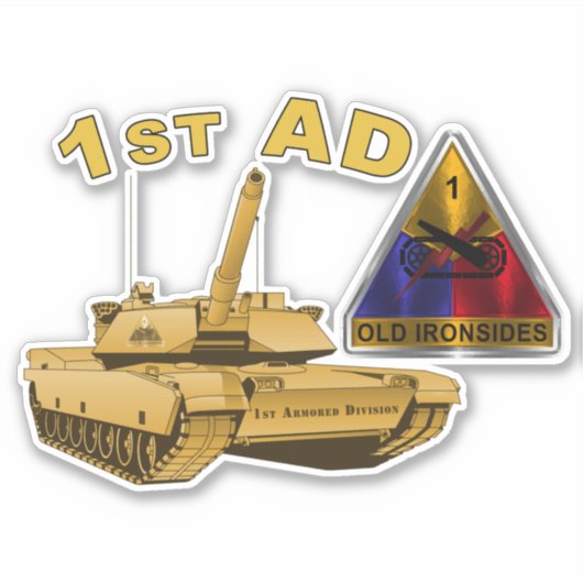 Sticker 1re division blindée (Devant)