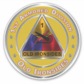 Sticker 1re division blindée (Devant)