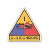 Sticker 1re division blindée " Vieux côtés " (Devant)
