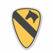 Sticker 1re division de cavalerie Badge (États-Unis) (Devant)