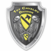 Sticker 1re division de cavalerie "Première équipe" (Devant)