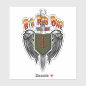 Sticker 1re division d'infanterie (Feuille)