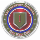 Sticker 1re division d'infanterie (Devant)