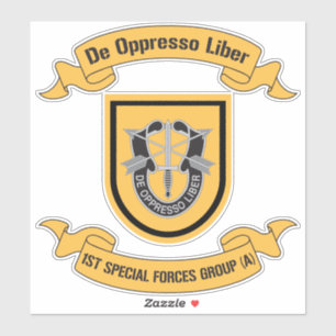 Sticker 1st Special Forces Group (Airborne) 1st SFG
