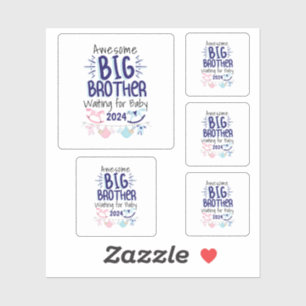Sticker 2024 Nouveau Big Brother en attente de bébé frère