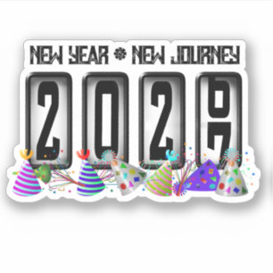 Sticker 2027 Nouvel An Odomètre