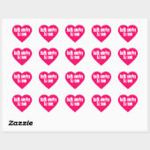 Sticker 20-pack: Praat Derby tegen Me Heart (Vel)
