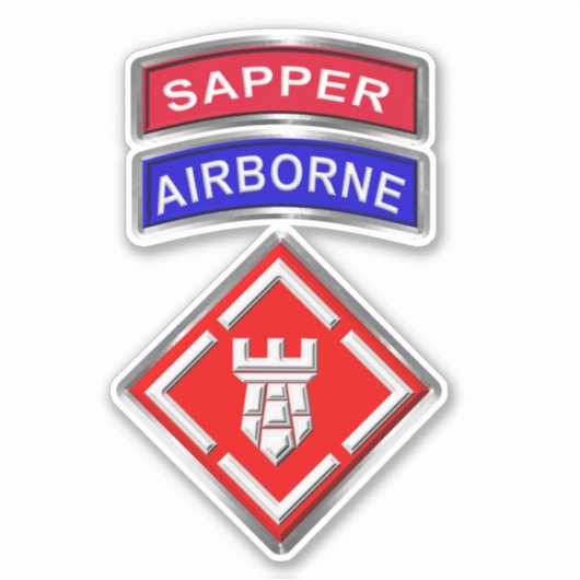 Sticker 20e brigade d'ingénieurs Sapper (Devant)