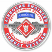 Sticker 20e brigade du génie (Devant)