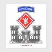 Sticker 20e brigade du génie (Feuille)