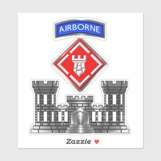 Sticker 20e brigade du génie (Feuille)