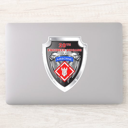 Sticker 20e brigade du génie aéroportée (Ordinateur)