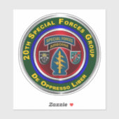Sticker 20e Groupe des forces spéciales (Feuille)