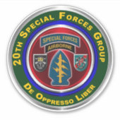 Sticker 20e Groupe des forces spéciales (Devant)