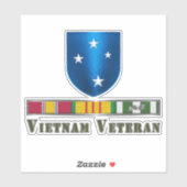 Sticker 23e division d'infanterie Vétérinaire du Vietnam (Feuille)