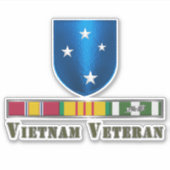 Sticker 23e division d'infanterie Vétérinaire du Vietnam (Devant)