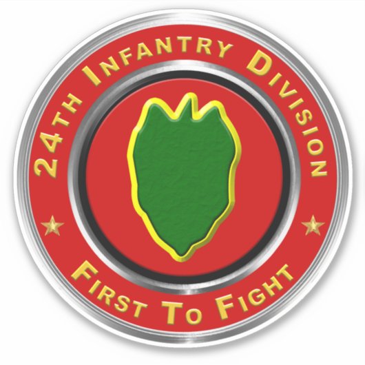 Sticker 24e division d'infanterie (Devant)