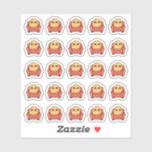 Sticker 25 Canapés Potato Kawaii Planner (Feuille)