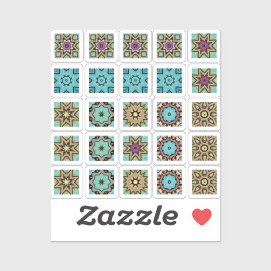 Sticker 25 Carrelage en mosaïque 1 (Feuille)