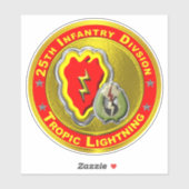 Sticker 25e division d'infanterie (Feuille)